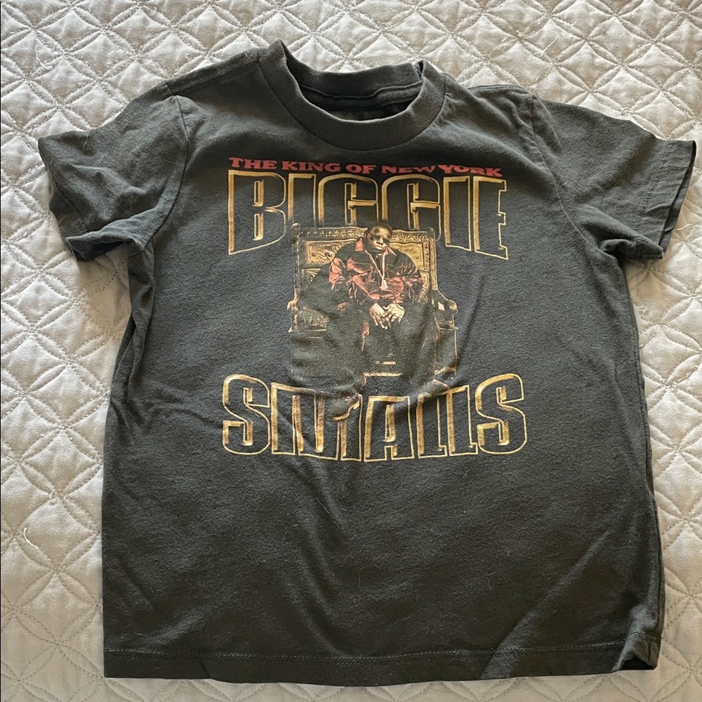 Cotton On Black Biggie Smalls Tee